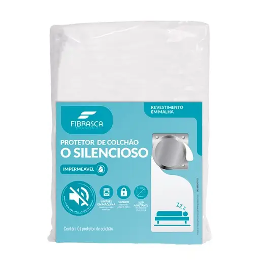 PROTETOR DE COLCHAO FIBRASCA  SILENCIOSO CASAL(BL)
