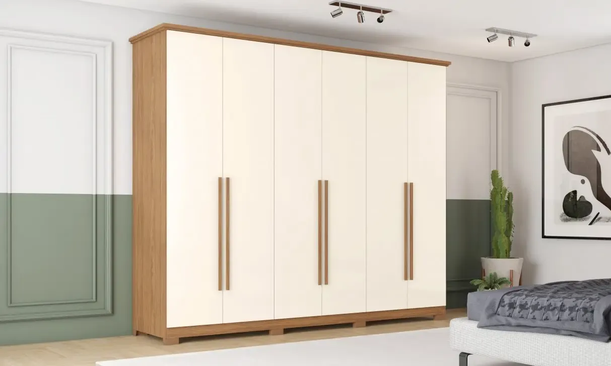 ROUP. HENN LEBLON 6PT MDP D327-127 NATURE/OFF WHITE 2.60LX2.40A