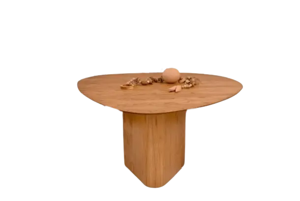 MESA JANTAR REFINATTO ONDAS ORGÂNICA AMENDOA 1.36MT(BL)