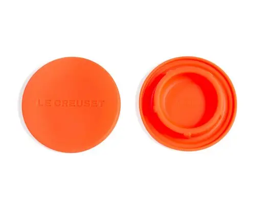 KIT 2 TAMPAS LE CREUSET P/MOEDORES SILICONE LARANJA(BL)