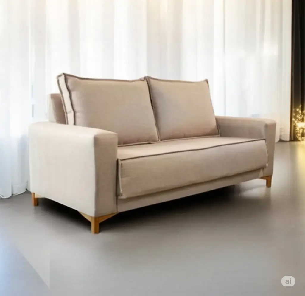 ESTOFADO OPENLINE ZARA 1.90MT LINHO BEGE