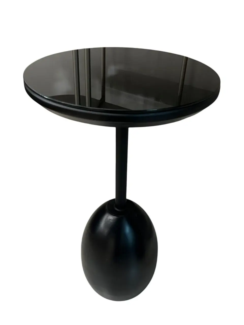 MESA LATERAL ATIVA URBAN  BAIXA 320 C VIDRO PRETO EBANO(BL)