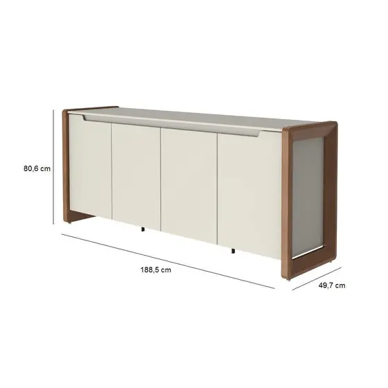 BUFFET PROVINCIA BRISTOL OFF WHITE 1.80(BL)