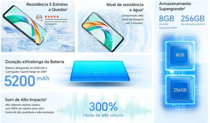 CELULAR  HONOR X6B 5G 256GB VERDE CH251 2