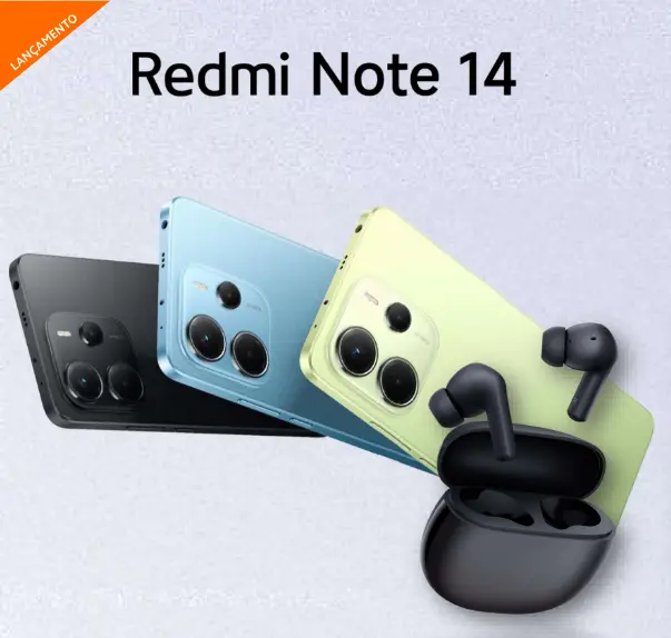 CELULAR XIAOMI REDMI NOTE 14 256GB AZUL + FONE TWS