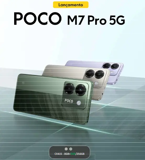 CELULAR XIAOMI POCO M7 PRO 5G 256GB PRATA CX415