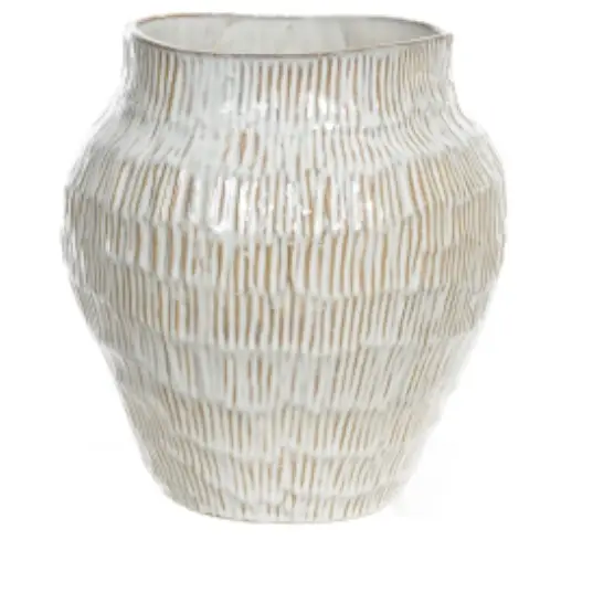 VASO FLORARTE CERAMICA  BRANCO 89109001(BL)