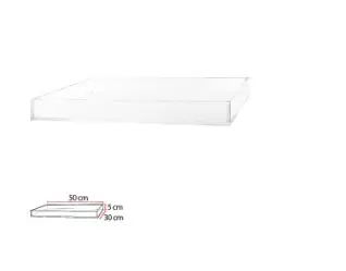 BANDEJA FLORARTE ACRILICO 8MM METAL TRANSPARENTE 50542001(BL)