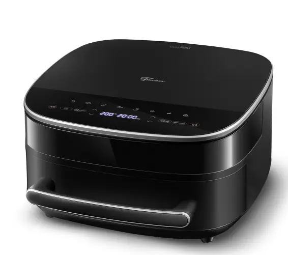 FRITADEIRA ELETRICA FISCHER AIR FRY 6L DUAL GRILL PRETO