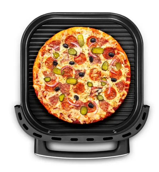 FRITADEIRA ELETRICA FISCHER AIR FRY 6L DUAL GRILL PRETO 2