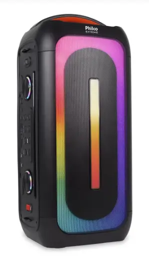 CAIXA SOM PHILCO C/BATERIA PCX6701 650W BLUETOOTH