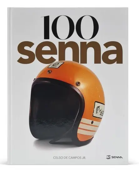 LIVRO QUEEN BOOKS 100 SENNA EDICAO ESPECIAL 30 ANOS CAPACETE(BL)