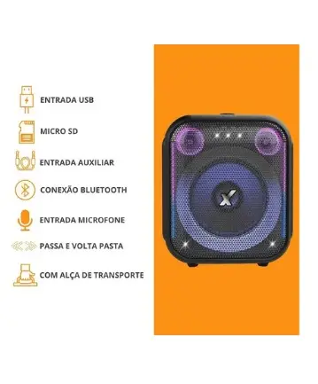 CAIXA SOM AMVOX C/BATERIA  ACA410 NEON 410W 2