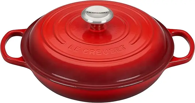 CACAROLA LE CREUSET SIGNATURE 26CM VERMELHO(BL)