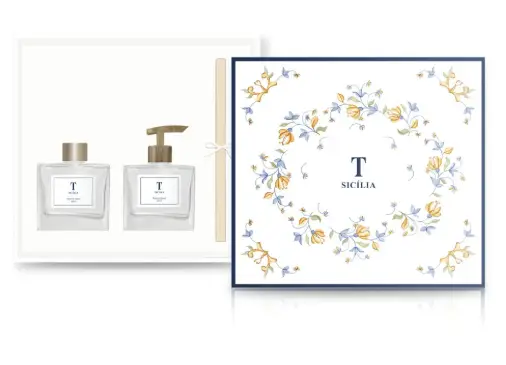 KIT PRESENTE TRUSSARDI SICILIA(BL)