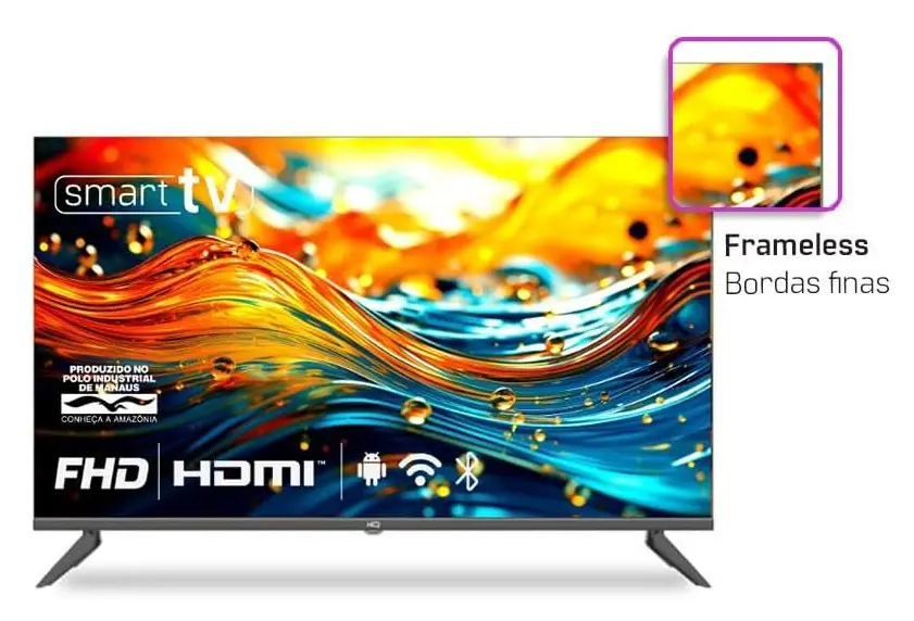 TV HQ 43" HQS43NKHM SMART ANDROID 4