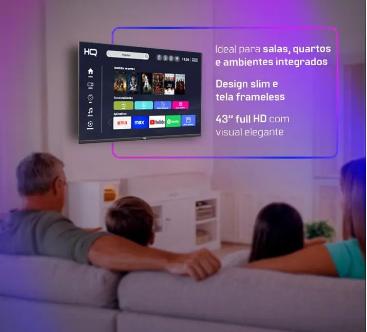TV HQ 43" HQS43NKHM SMART ANDROID 5
