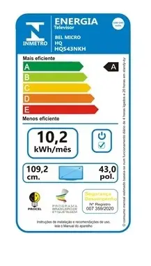 TV HQ 43" HQS43NKHM SMART ANDROID 6