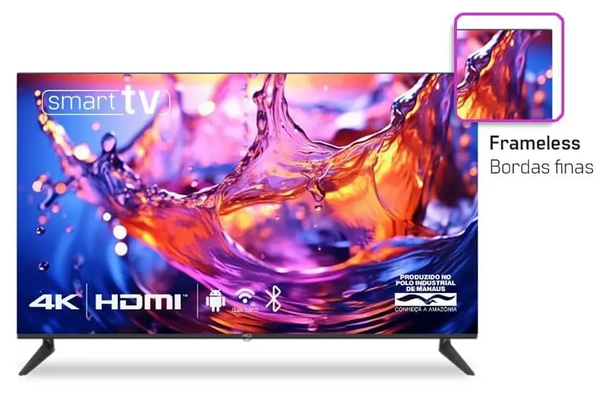 TV HQ 50" HQS50NKHM SMART ANDROID 3