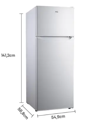 REFRIGERADOR HQ 230RDF 230LT DEFROST BRANCO 220V 2