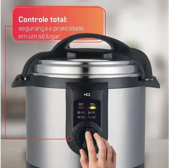 PANELA PRESSAO ELETRICA HQ Y6M2I 6LT INOX 220V 3