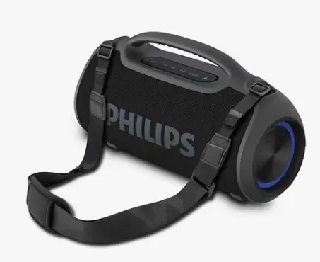 CAIXA SOM PHILIPS BLUETOOTH BOOMBOX TAX400B/00 200W PRETA 2