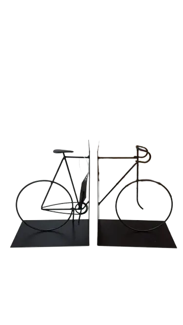 APARADOR DE LIVROS MART 15837 BICICLETA METAL(BL)