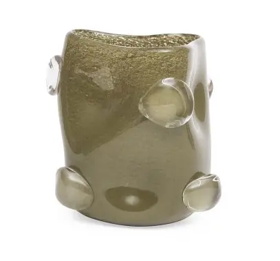 VASO MART 21628 VIDRO BOLAS P(BL)