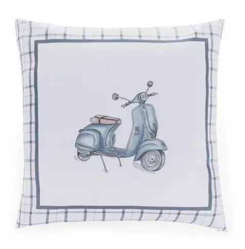 ALMOFADA  TRUSSARDI 0.45X0.45 CIRELLO(BL)