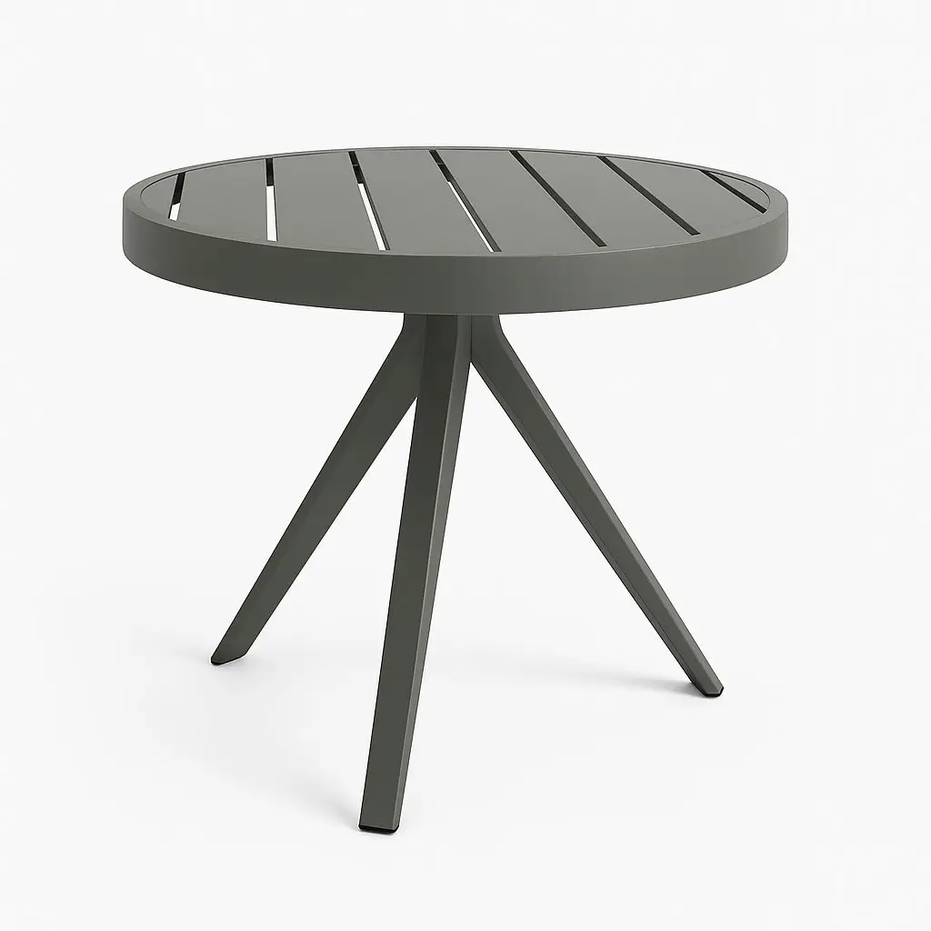 MESA APOIO ALUMAX 455 ITALIA RIPADO 0.50MT CINZA(BL)