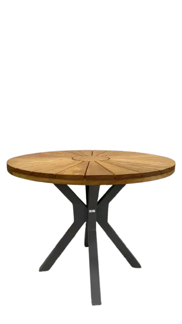 MESA JANTAR ALUMAX 806 VILLA REAL 1.00MT CINZA(BL)