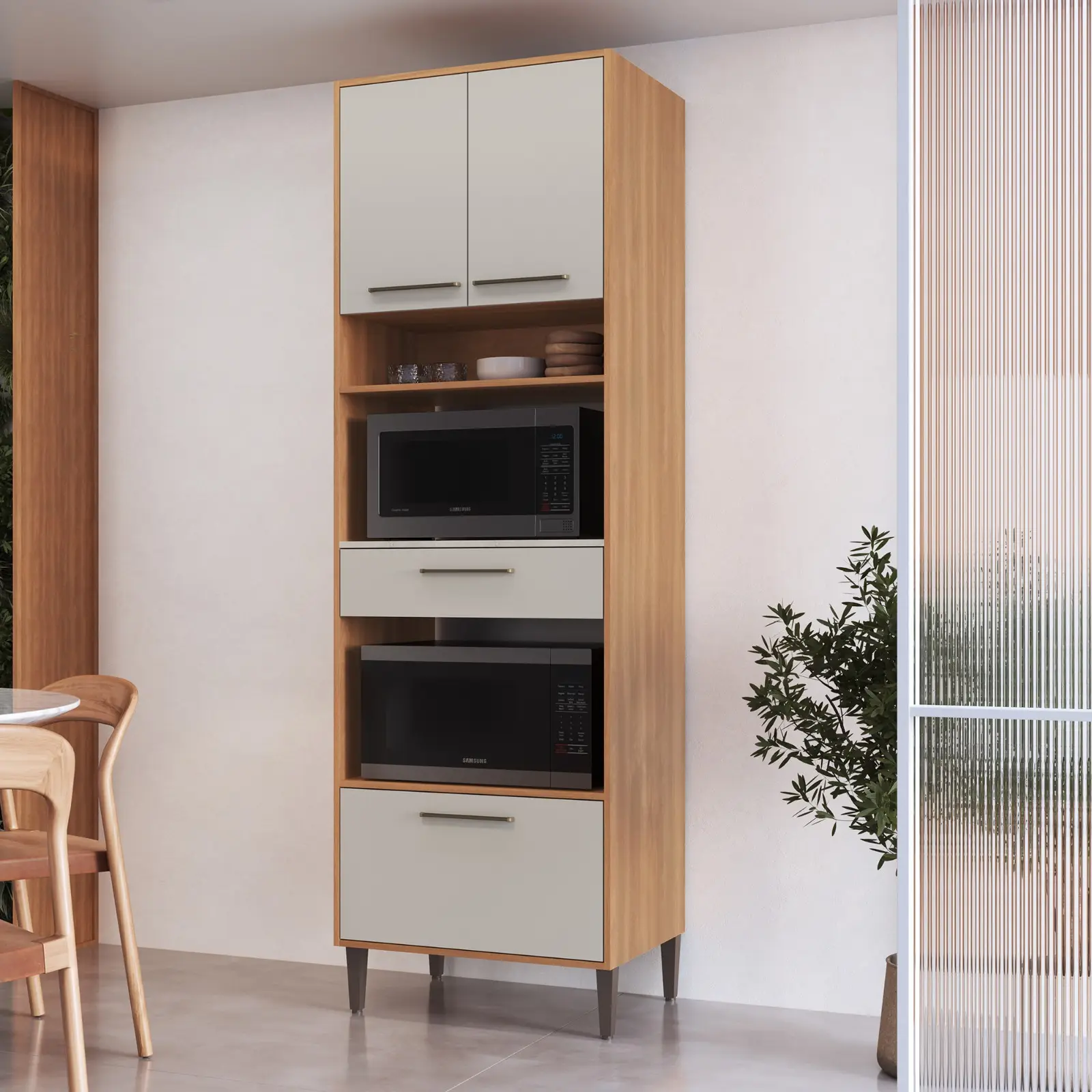 TORRE QUENTE DELMARCO JADE 0.70X2.20 JA9301.035 FREIJO/ARENAS 2