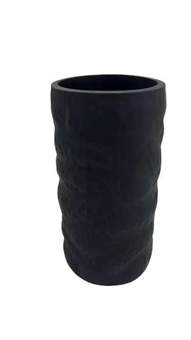 VASO FLORARTE  VIDRO PRETO P 83686001(BL)