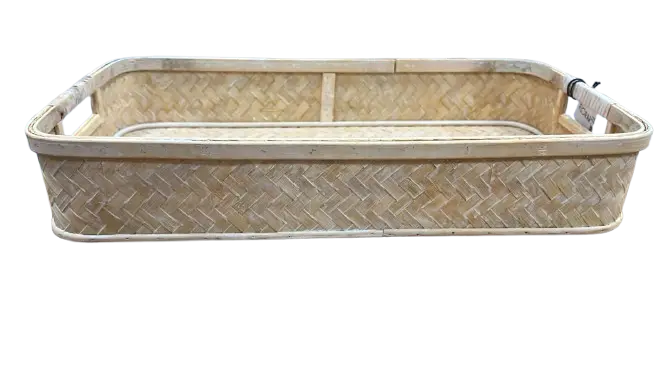 BANDEJA FLORARTE FIBRA BEGE 86758001(BL)