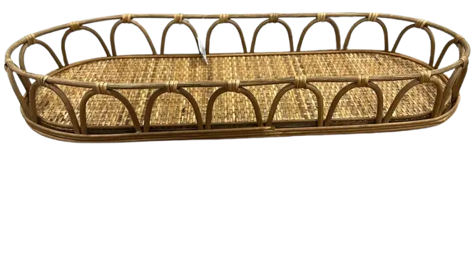 BANDEJA FLORARTE FIBRA BEGE 86754001(BL)