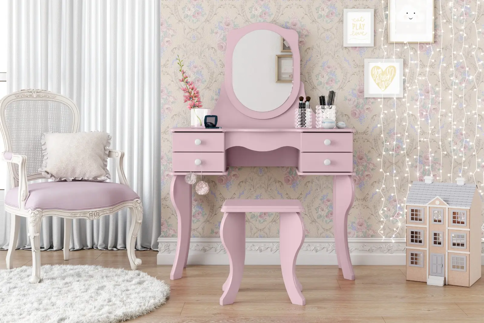 PENTEADEIRA PATRIMAR PRINCESA 114.003.002 ROSA 2