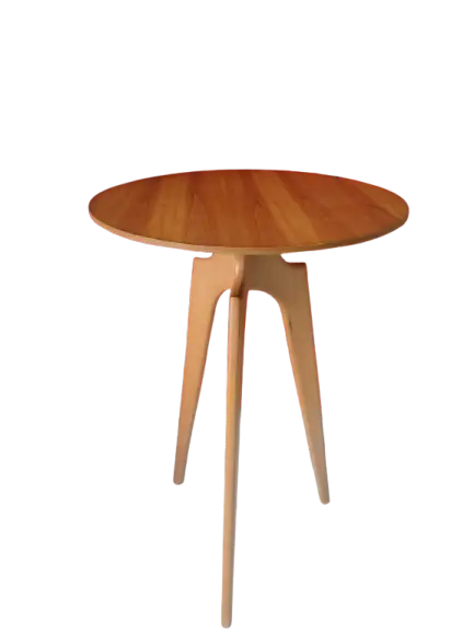 MESA BISTRO REFINATTO GRECIA AMENDOA 0.70MT(BL)