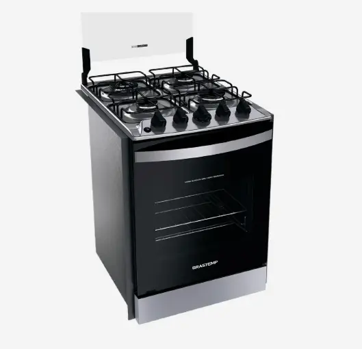 FOGAO EMBUTIR 4B BRASTEMP BYO4EBR INOX