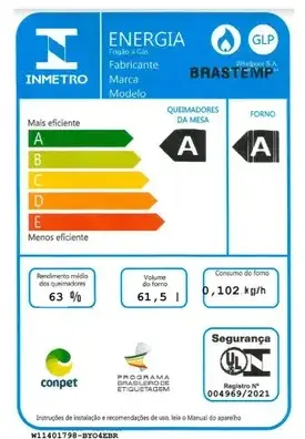 FOGAO EMBUTIR 4B BRASTEMP BYO4EBR INOX 2