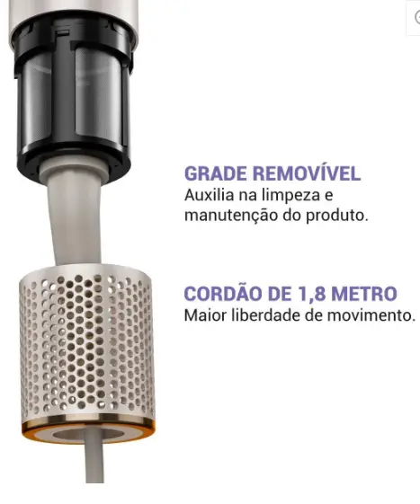 SECADOR CABELO PHILCO PSC3500 BOBRAVEL 4 EM 1 1.450W 5