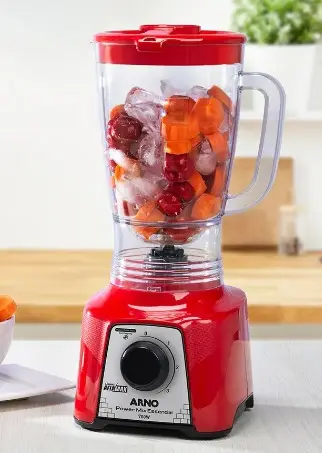 LIQUIDIFICADOR ARNO POWER MIX ESSENTIAL LQ18 2,4LT 700W VERMELHO