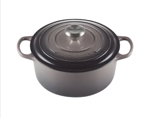 PANELA REDONDA LE CREUSET SIGNATURE 24CM FLINT(BL)