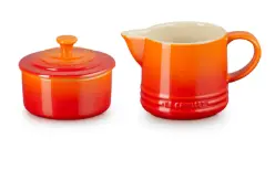 CONJ. LE CREUSET CREAM 300ML E SUGAR 300ML LARANJA(BL)