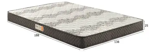 COLCHAO ECOFLEX ECOLINE L42 D45 138X188X025 MARROM P/160KG 2