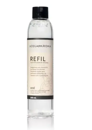 REFIL OLEO DIFUSOR ACQUA AROMA BEBE PEROLADO 200ML(BL)