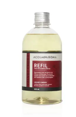 REFIL OLEO DIFUSOR ACQUA AROMA CASA CLAUDIA VELVET CHERRY 500ML(BL)