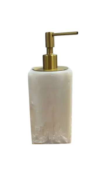 SABONETE LIQUIDA QUADRADA RESIMETAL METAL OURO 250ML(BL)