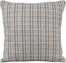 ALMOFADA 244-03 DECORTEXTIL RUSTICA 0.52X0.52 XADREZ(BL)