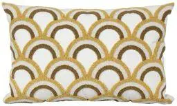 ALMOFADA BAGUETE DECORTEXTIL 241-18 RUSTICA 0.35X0.52 ESPONJA GEO MOSTARDA(BL)