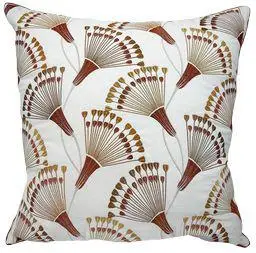 ALMOFADA 143-34 DECORTEXTIL SARJA 0.52X0.52 BOTANIC TERRACOTA CD1(BL)